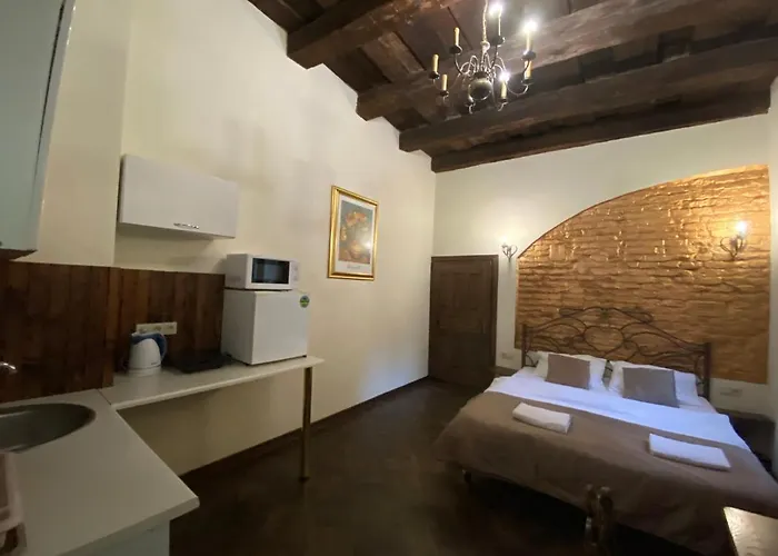 в центрі на вулиці лесі українка 19 Apartamento Leópolis